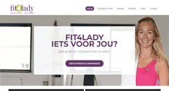 Desktop Screenshot of fit4lady.nl