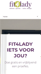 Mobile Screenshot of fit4lady.nl